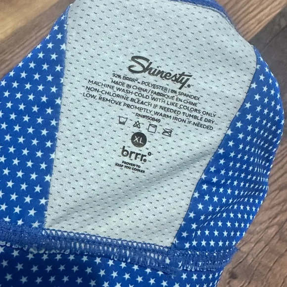 Shinesty Blue Polka Dot sports bra XL - Picture 3 of 3